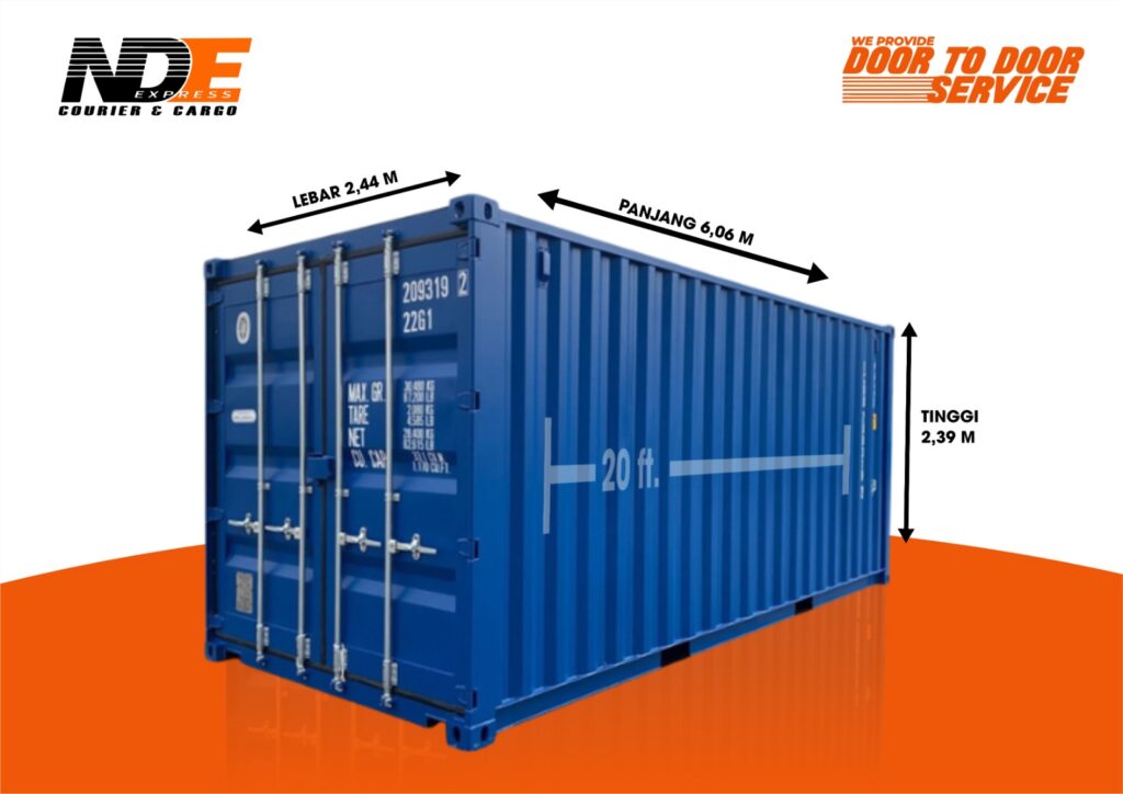 nde cargo container 20 feet