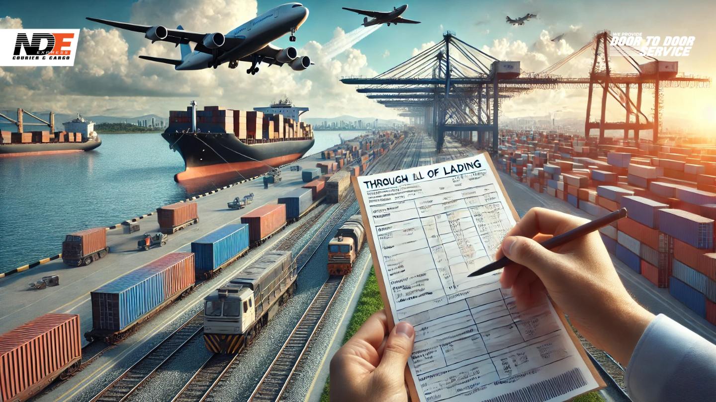 nde cargo through bill of lading