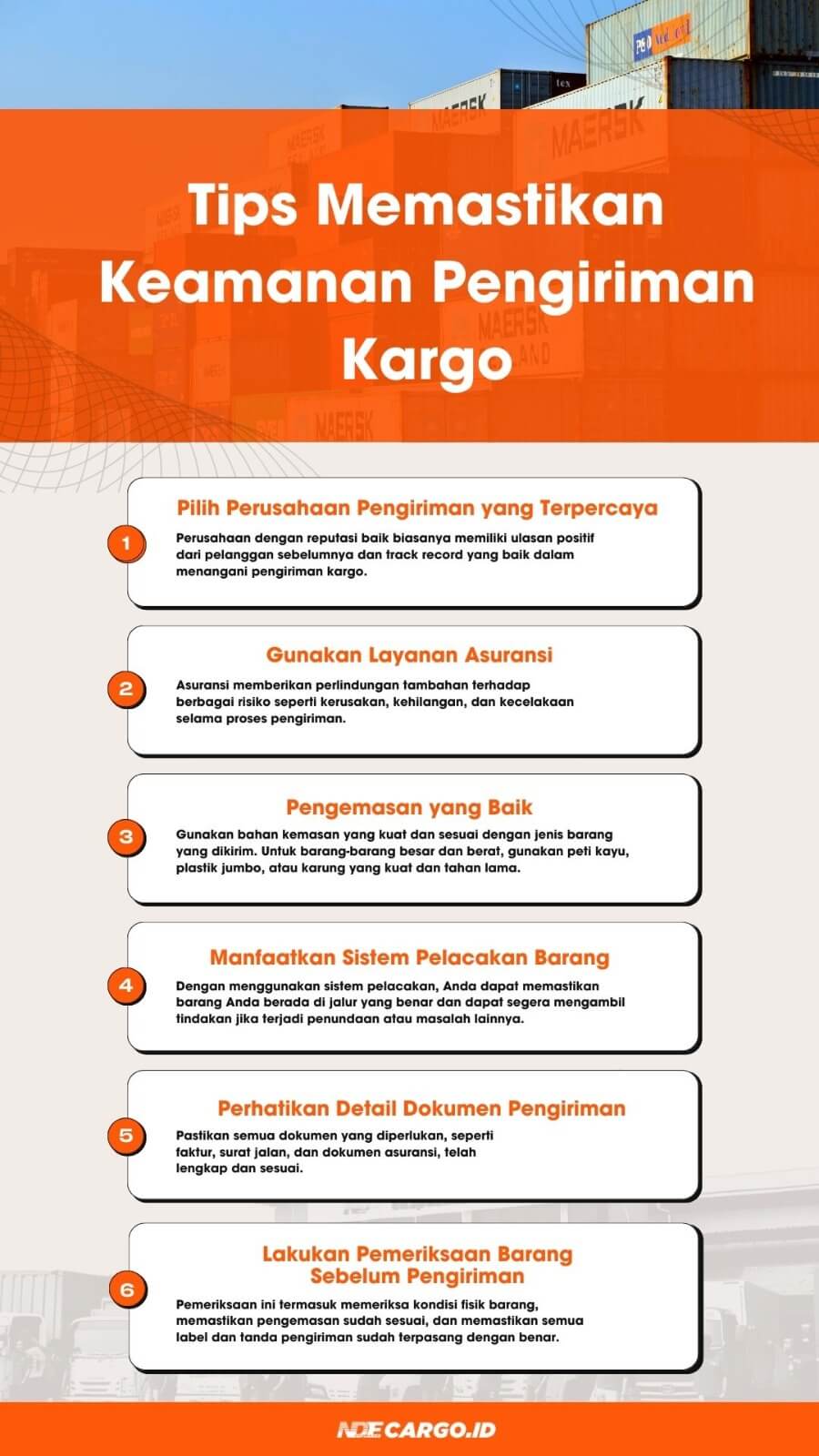 nde cargo jasa ekspedisi terdekat tips keamanan pengiriman cargo