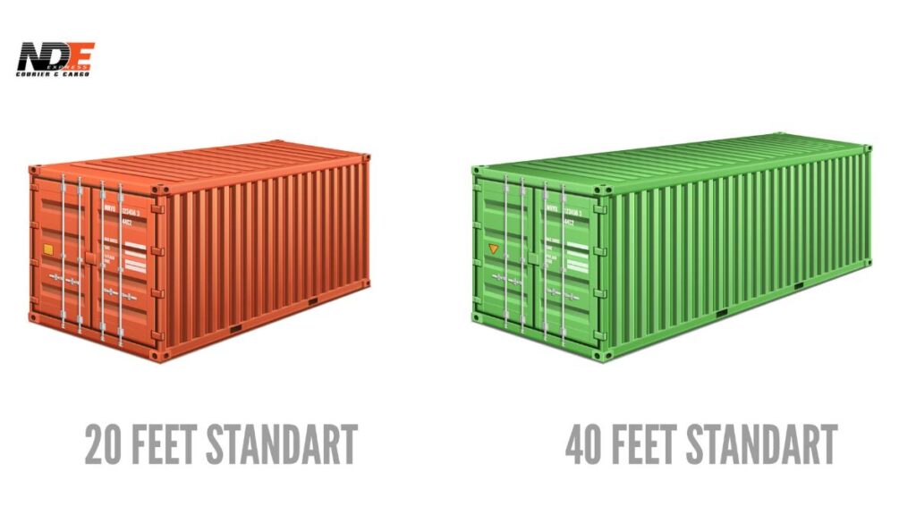 nde cargo kubik isi container