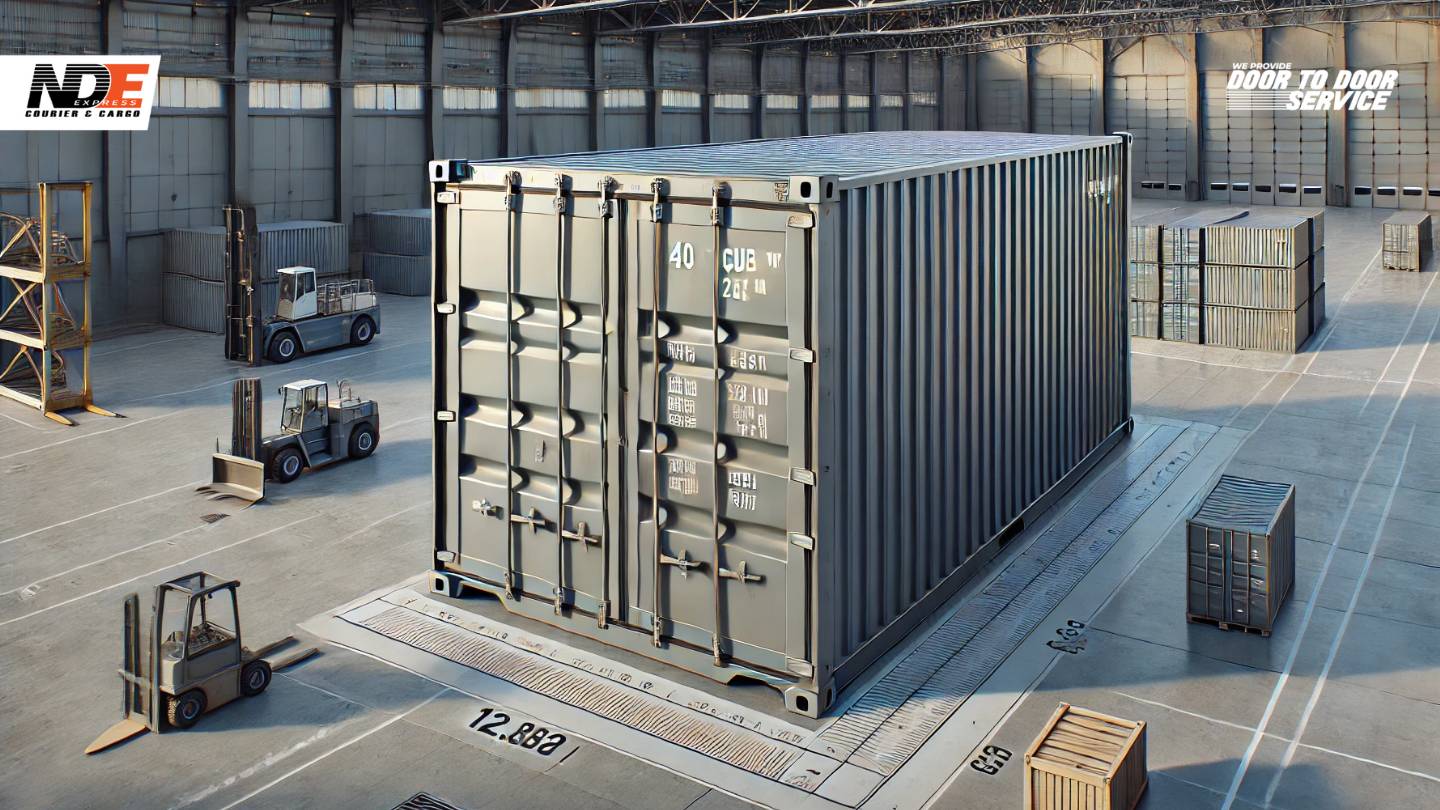 nde cargo container 40 feet high cube