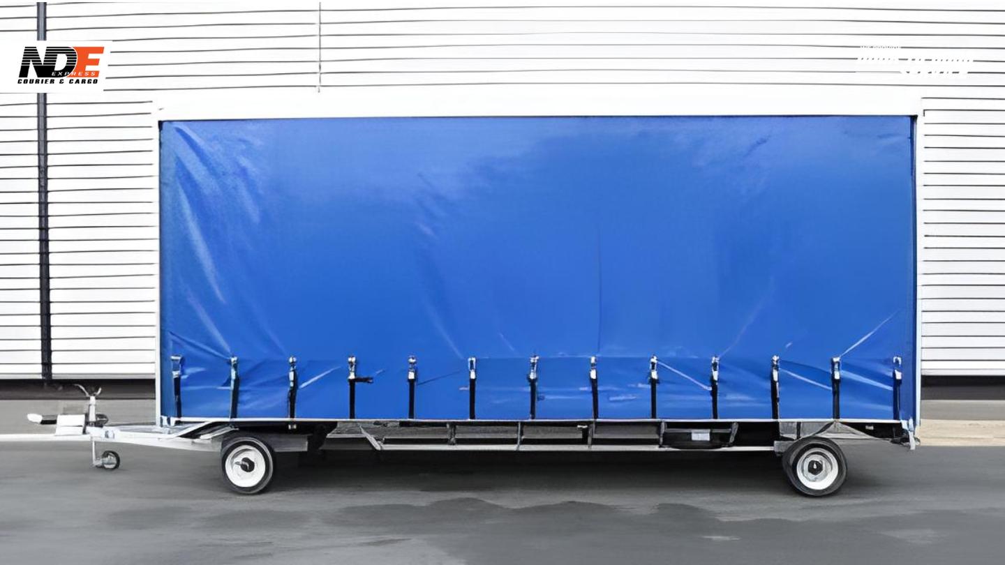 nde cargo curtain side trailer