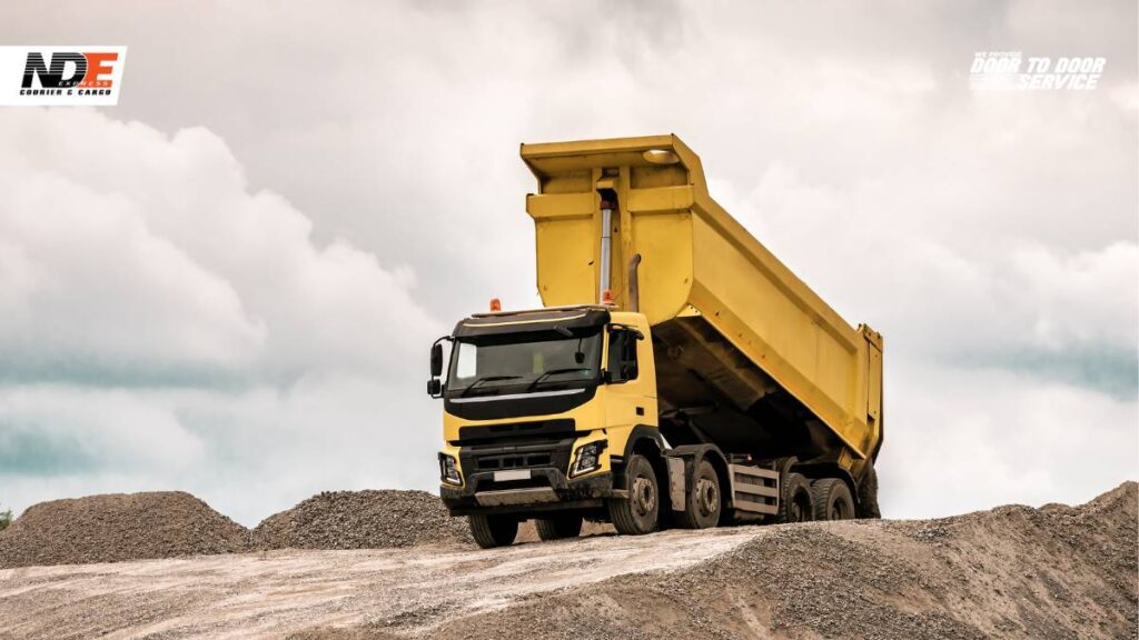 nde cargo dump truck